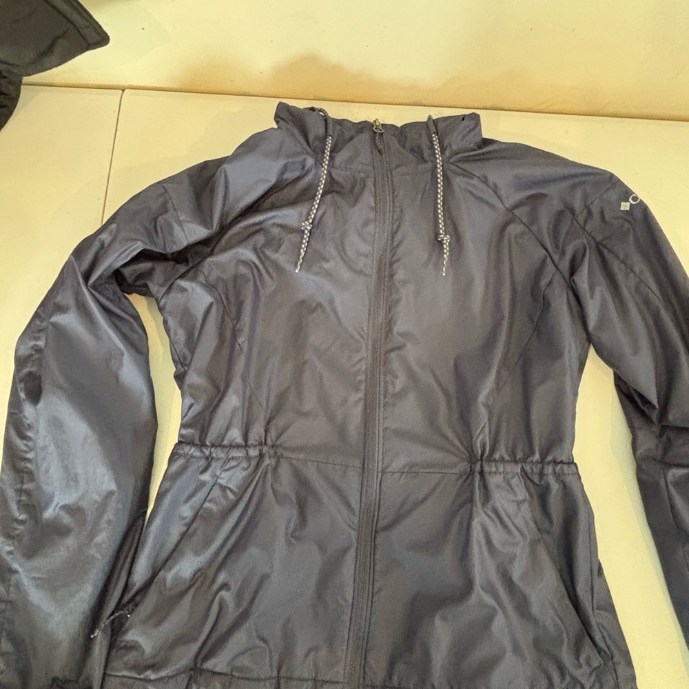 Women's Medium Columbia Blue Violet Insulated Windbreaker Jacket